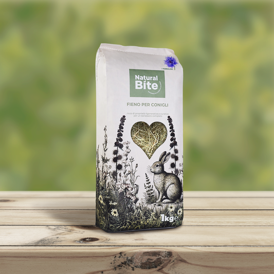 High-quality rabbit hay + cornflower